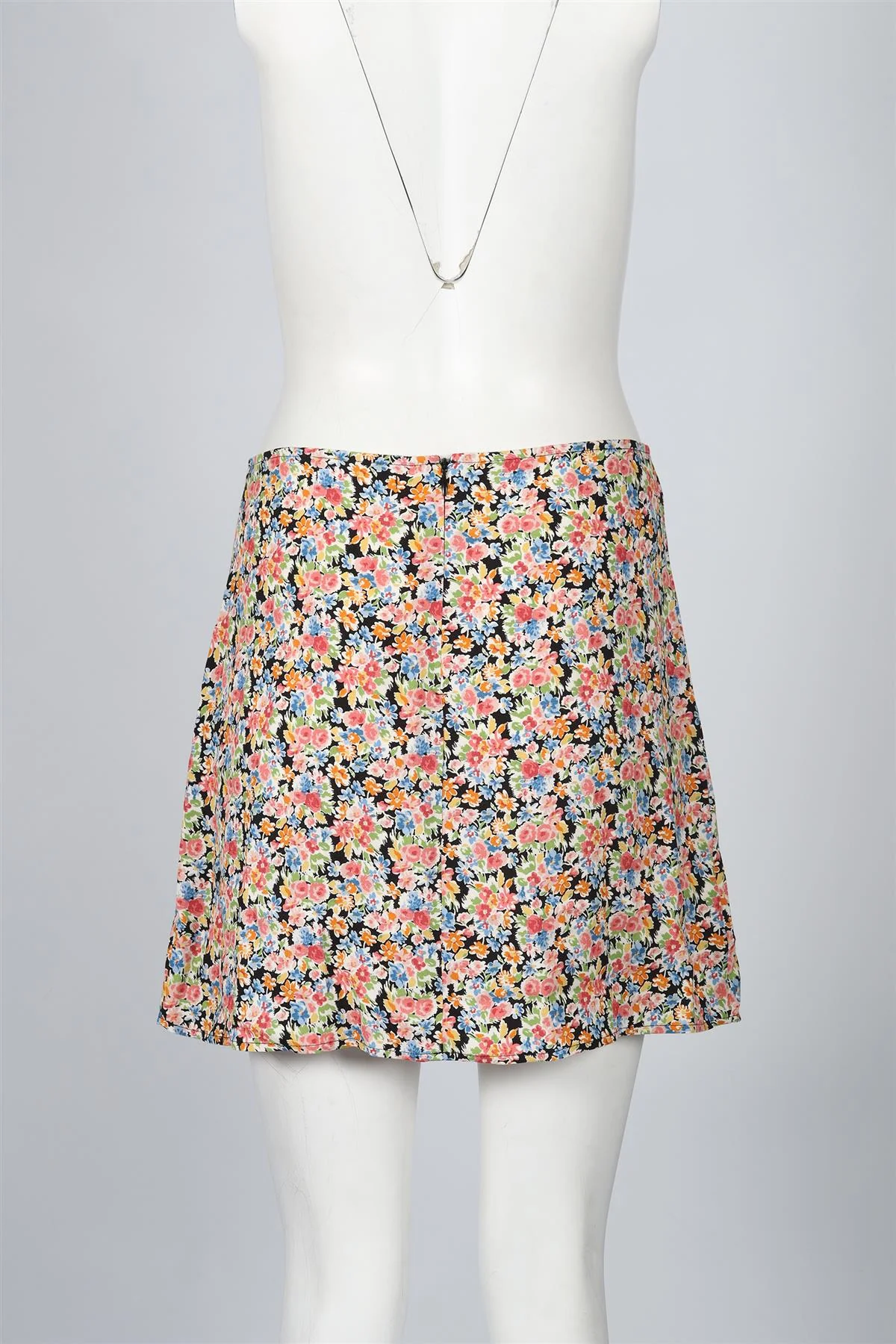 REFORMATION FLORAL PRINT CREPE MINI SKIRT US 8 UK 12 - Image 4