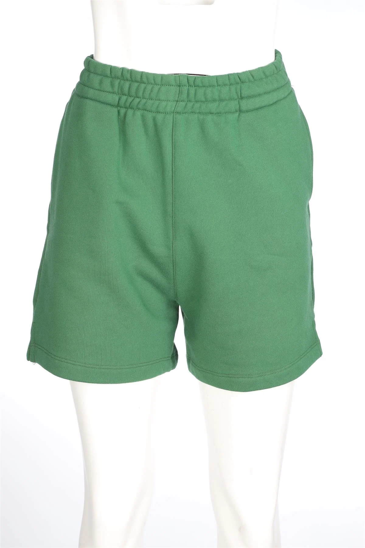 REFORMATION GREEN COTTON SHORTS LARGE - Image 2