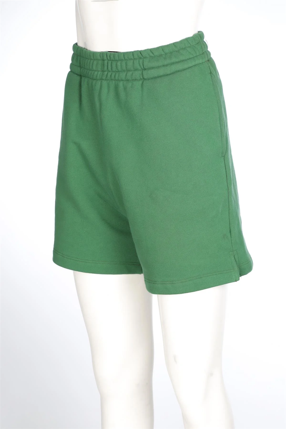 REFORMATION GREEN COTTON SHORTS LARGE - Image 3