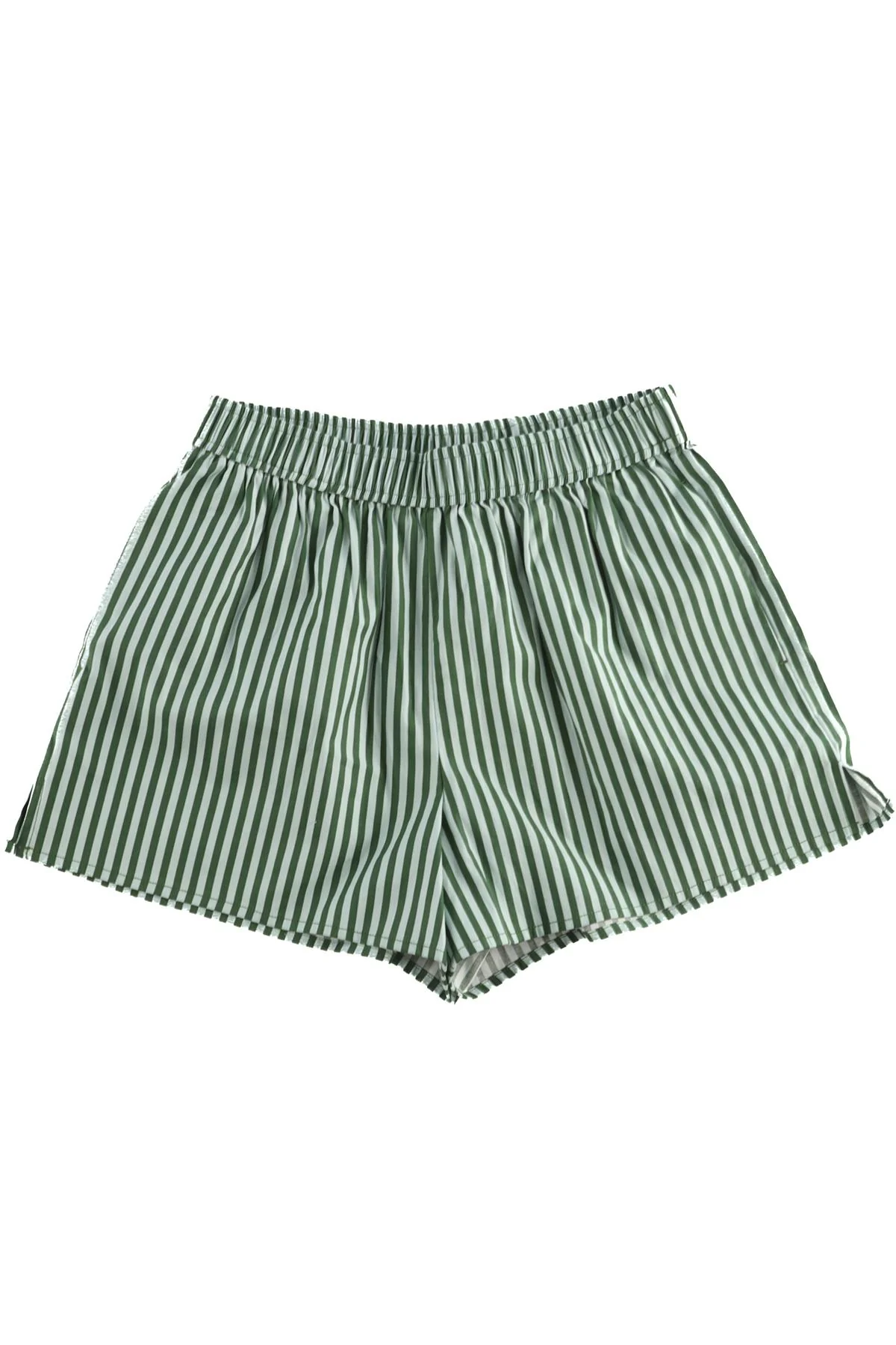 REFORMATION GREEN COTTON SHORTS XS