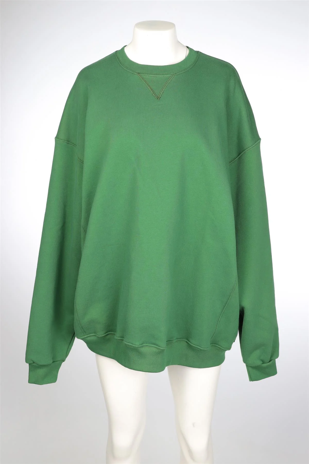 REFORMATION GREEN COTTON SWEATSHIRT MEDIUM - Image 2