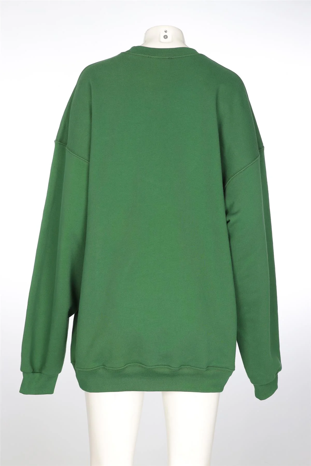REFORMATION GREEN COTTON SWEATSHIRT MEDIUM - Image 4