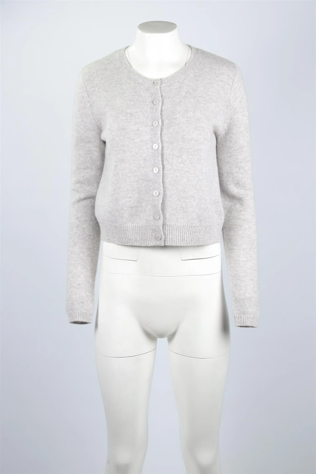 REFORMATION GREY CASHMERE CARDIGAN SMALL - Image 2