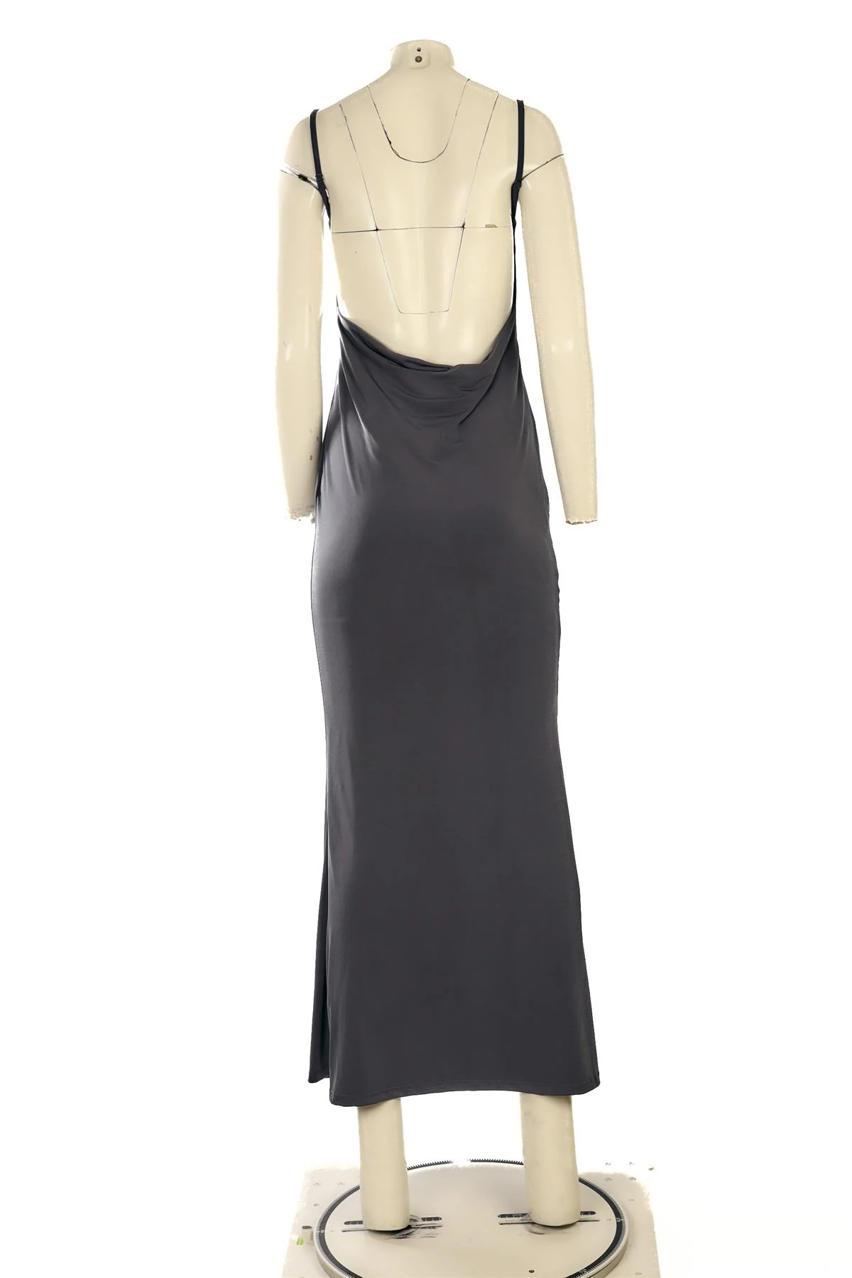 REFORMATION GREY JERSEY MAXI DRESS - Image 4