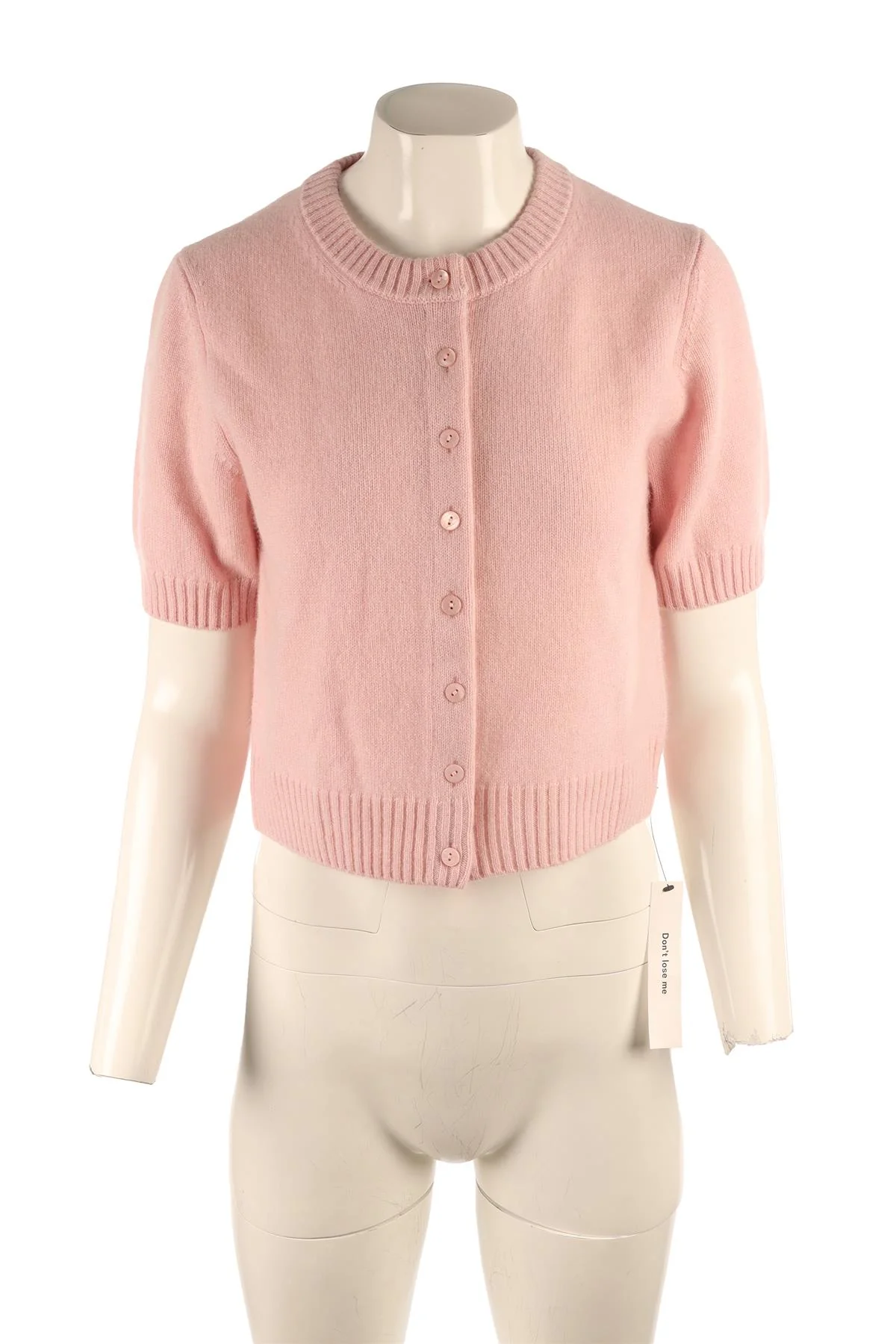 REFORMATION PINK CASHMERE CARDIGAN SMALL - Image 2