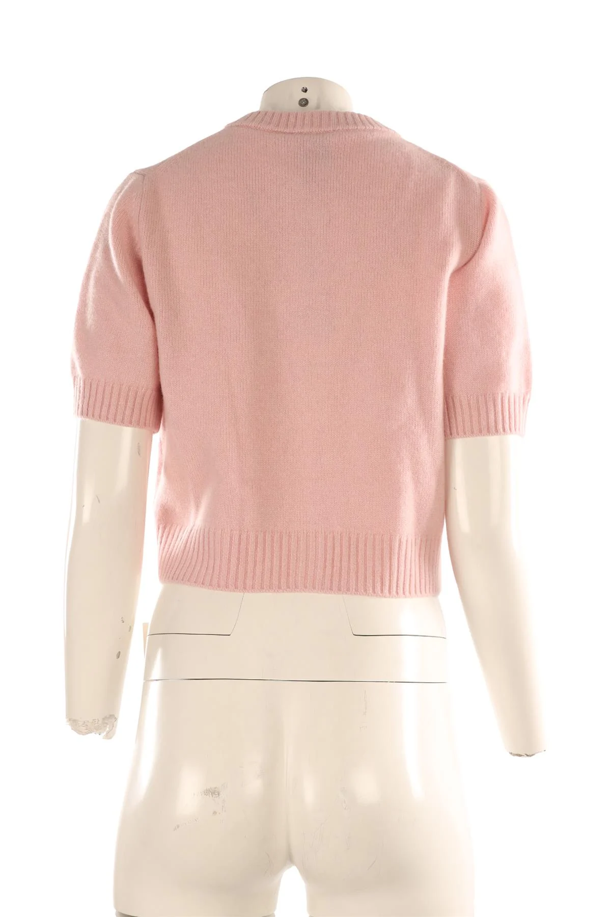 REFORMATION PINK CASHMERE CARDIGAN SMALL - Image 4