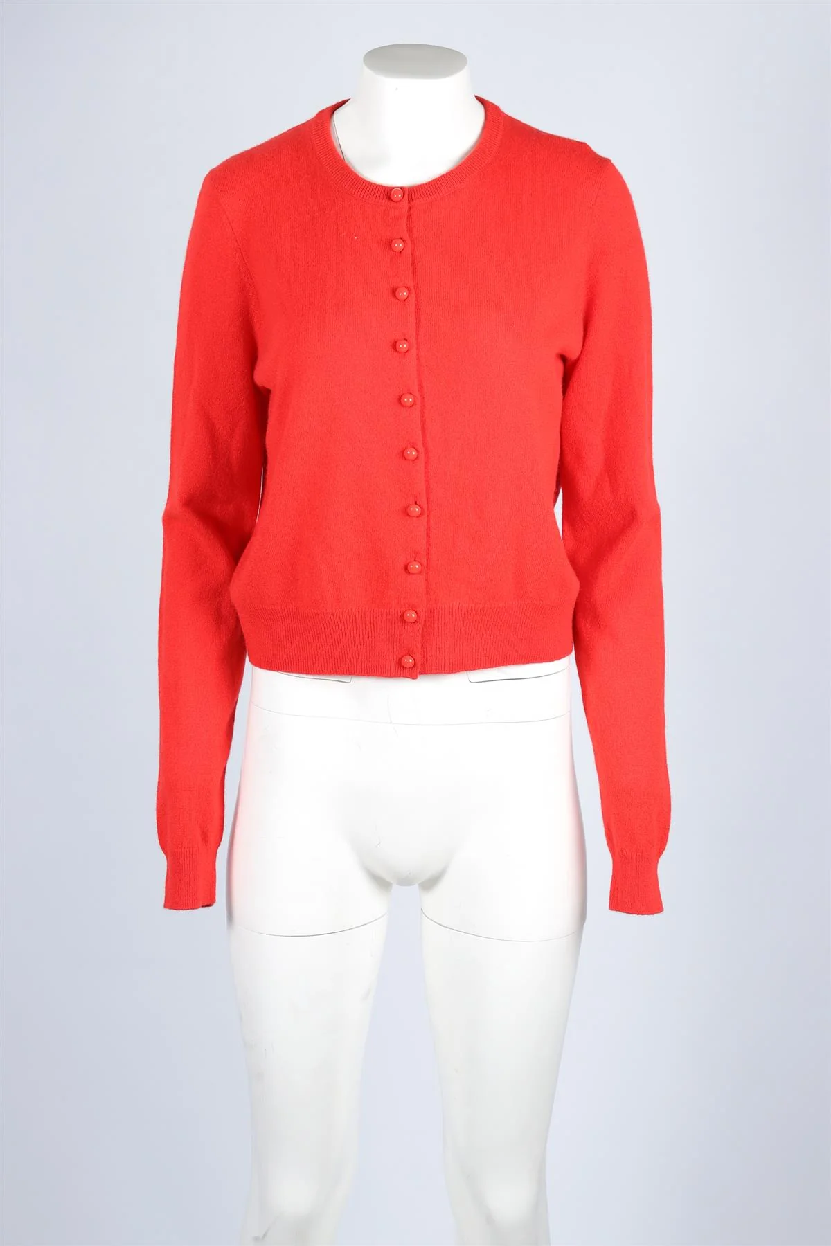 REFORMATION RED CASHMERE CARDIGAN XLARGE - Image 2