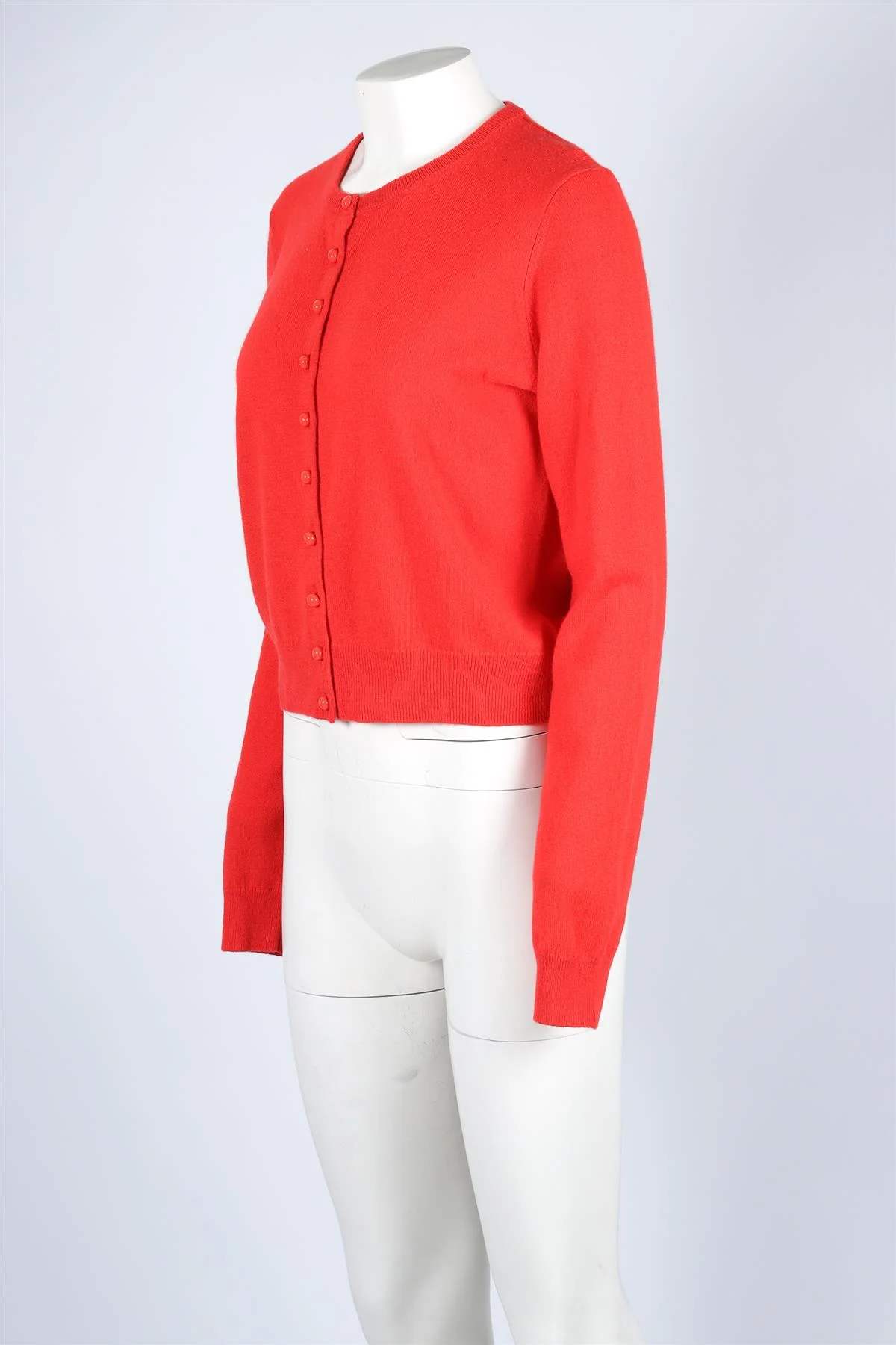REFORMATION RED CASHMERE CARDIGAN XLARGE - Image 3