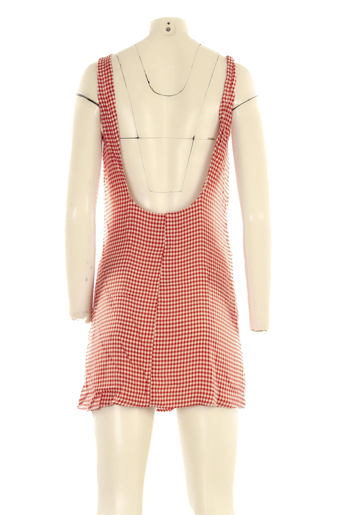 REFORMATION RED CREPE MINI DRESS US 4 UK 8 - Image 4