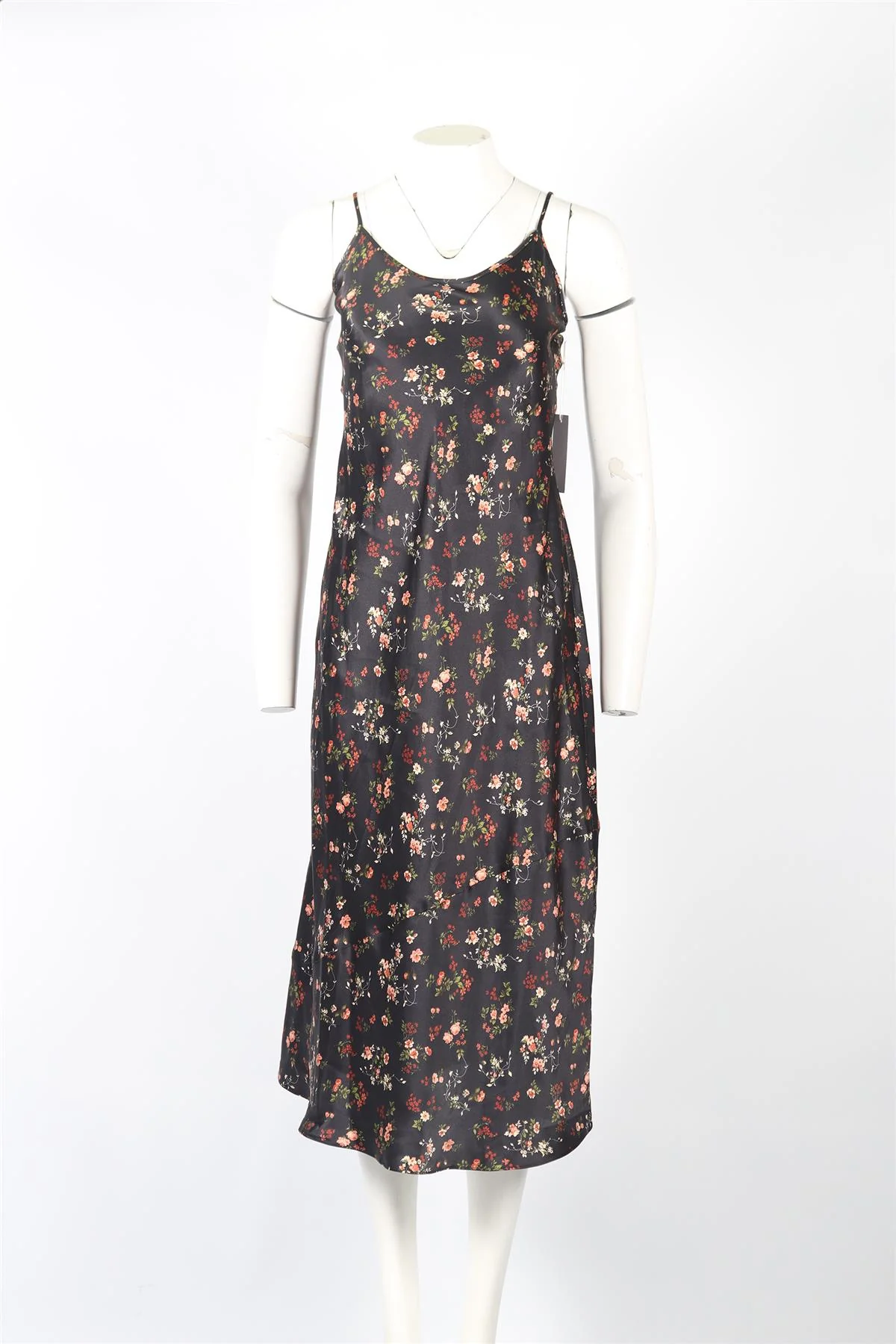 REFORMATION SILK MIDI DRESS MEDIUM - Image 2