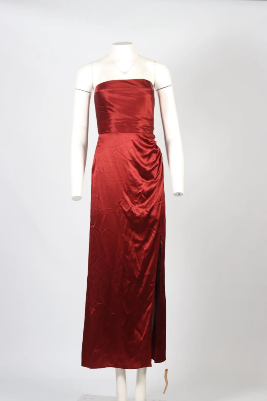 REFORMATION STRAPLESS SILK MAXI DRESS US 2 UK 6 - Image 2