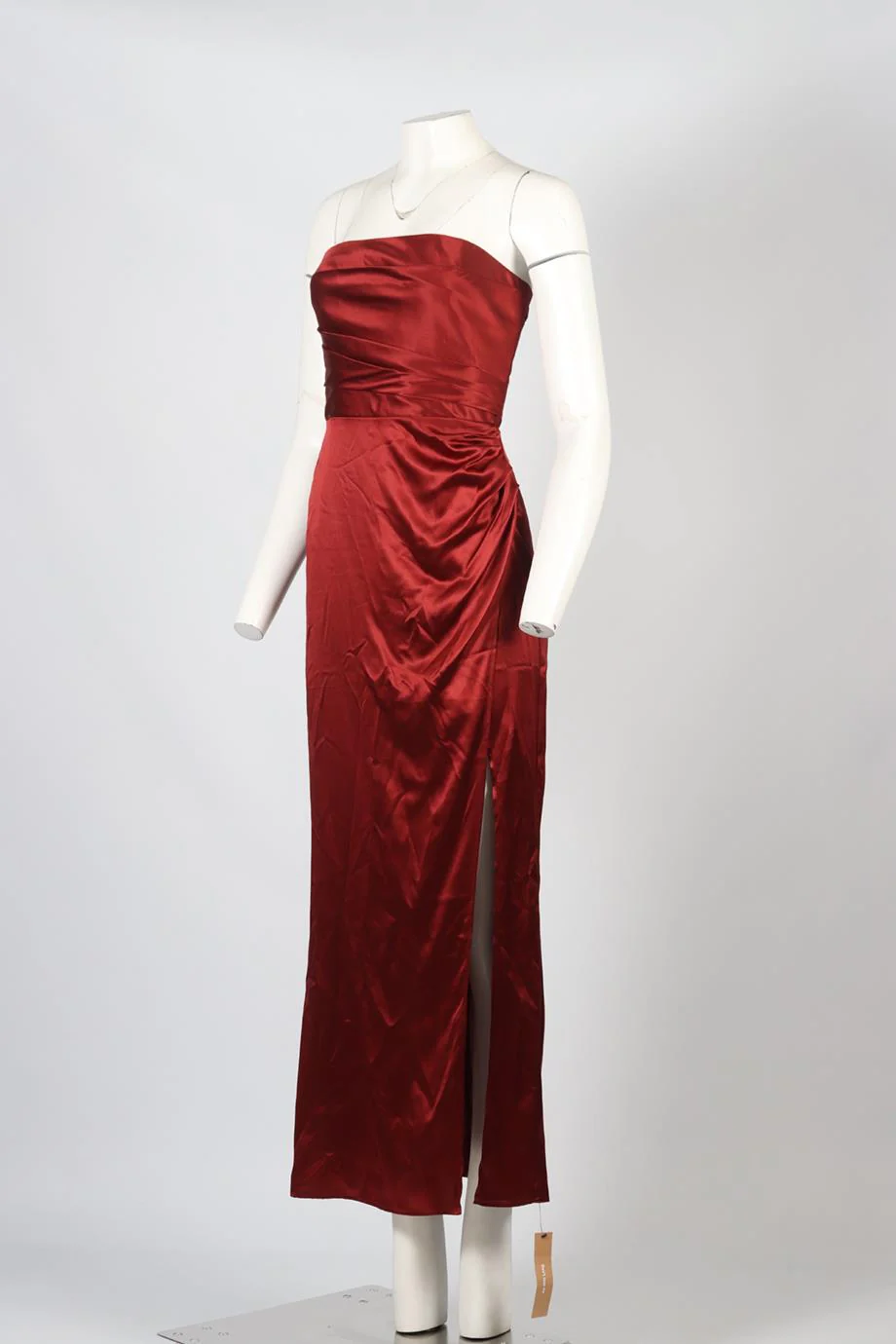 REFORMATION STRAPLESS SILK MAXI DRESS US 2 UK 6 - Image 3