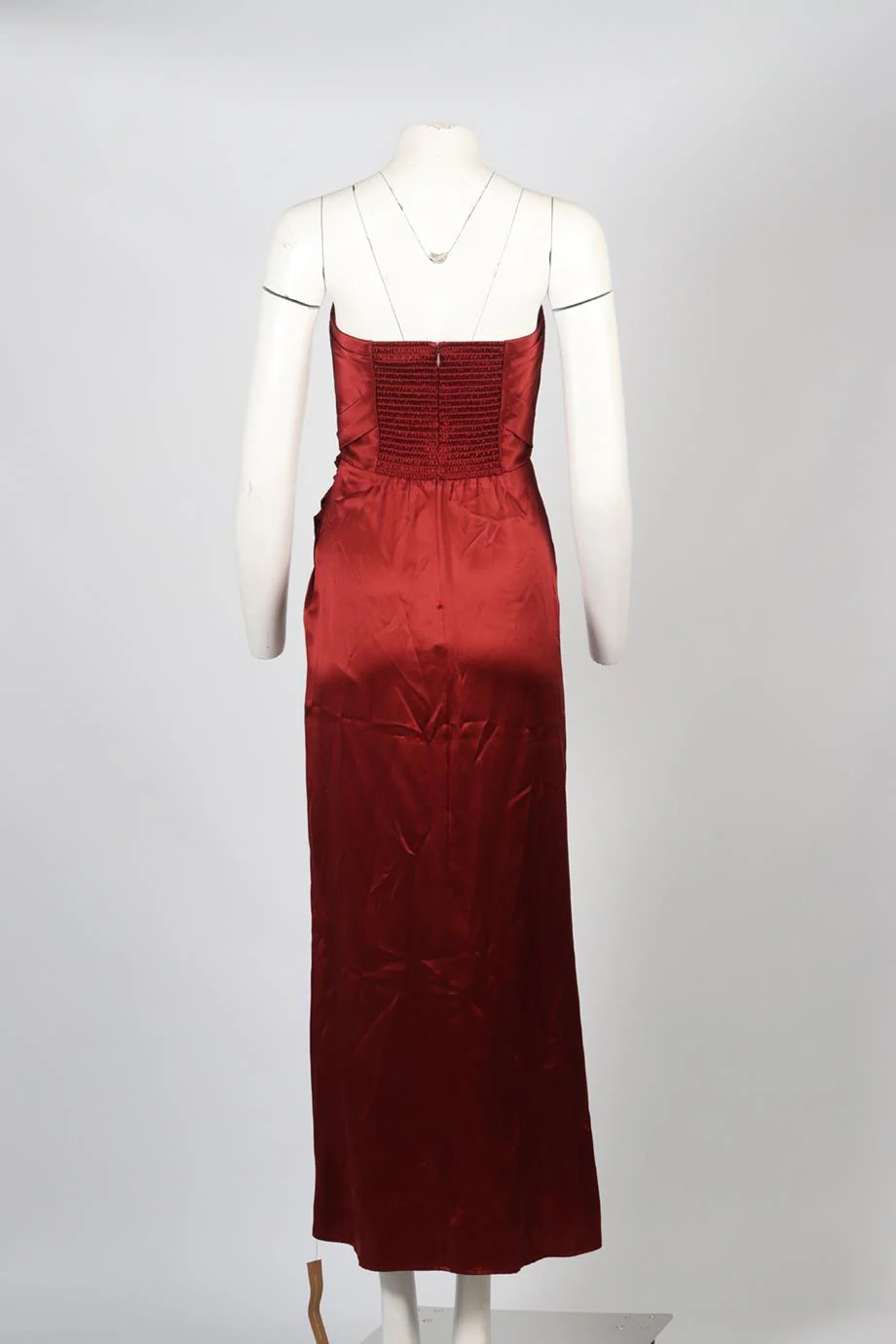 REFORMATION STRAPLESS SILK MAXI DRESS US 2 UK 6 - Image 4