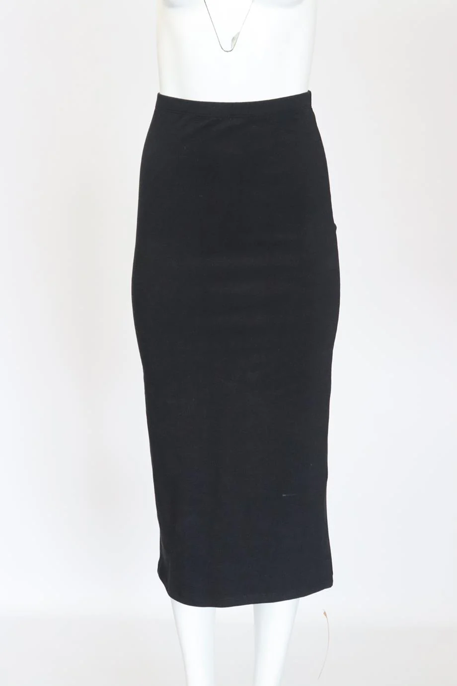 REFORMATION STRETCH JERSEY MIDI SKIRT XSMALL - Image 2