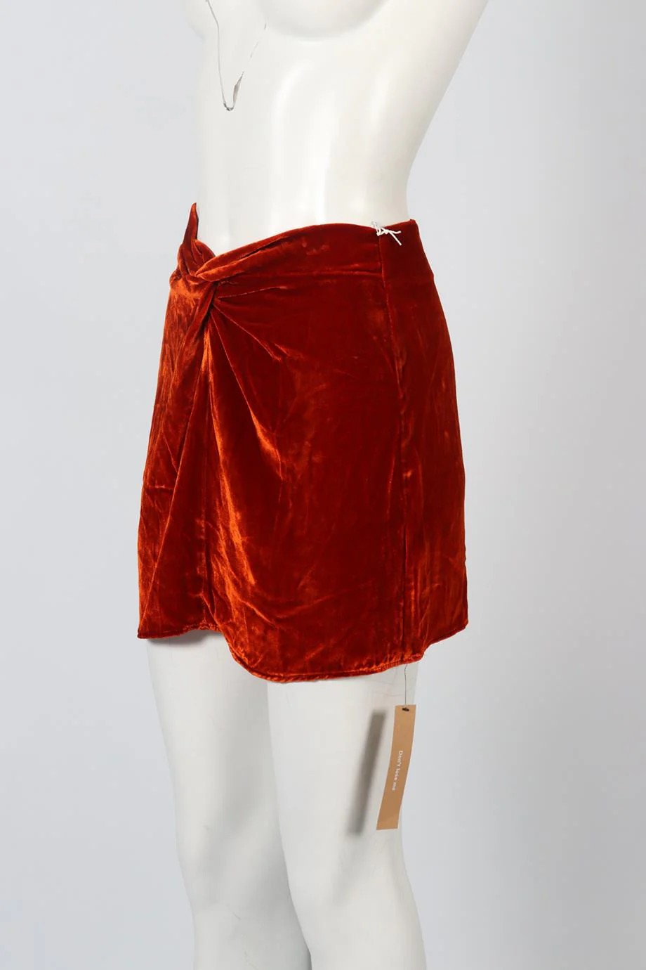 REFORMATION VELVET MINI SKIRT US 2 UK 6 - Image 3