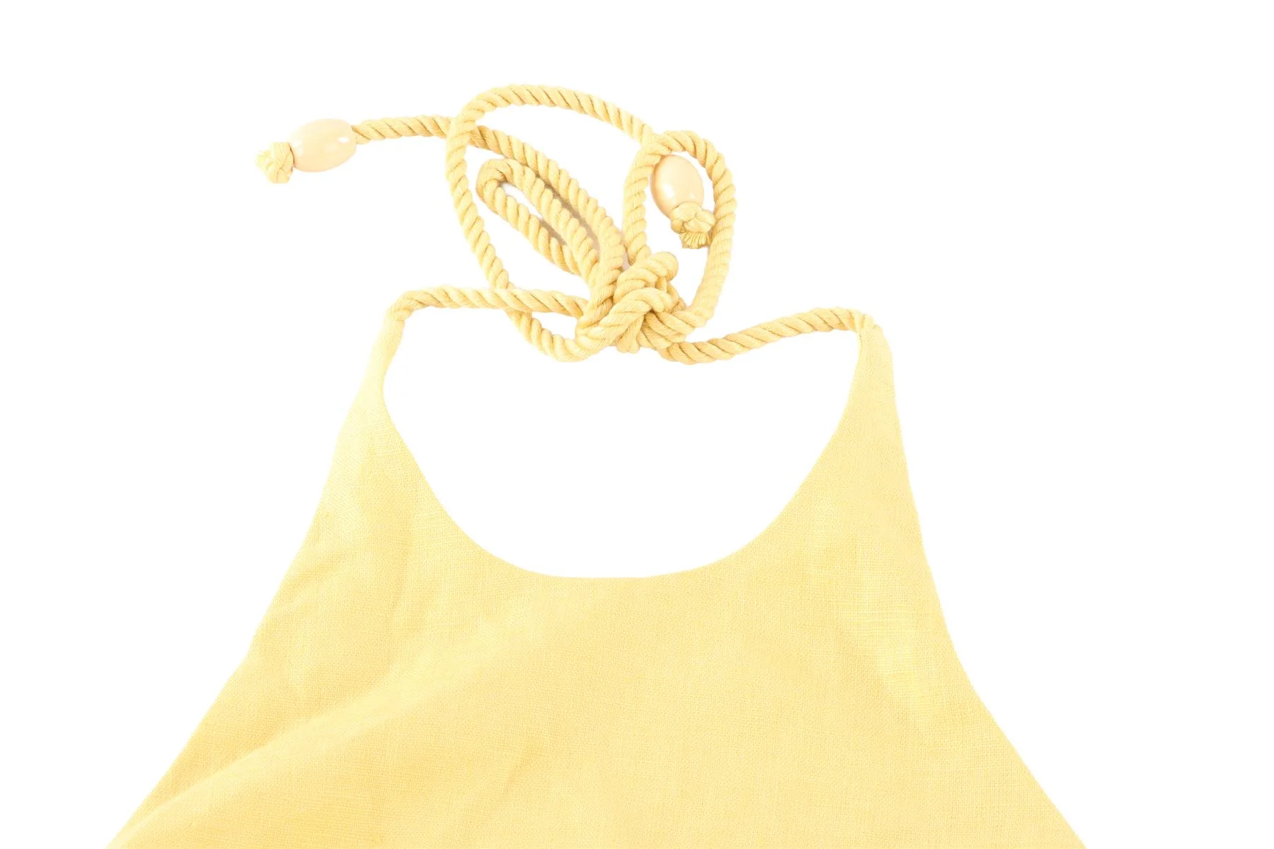 REFORMATION YELLOW LINEN TOP US 4 UK 8 - Image 3