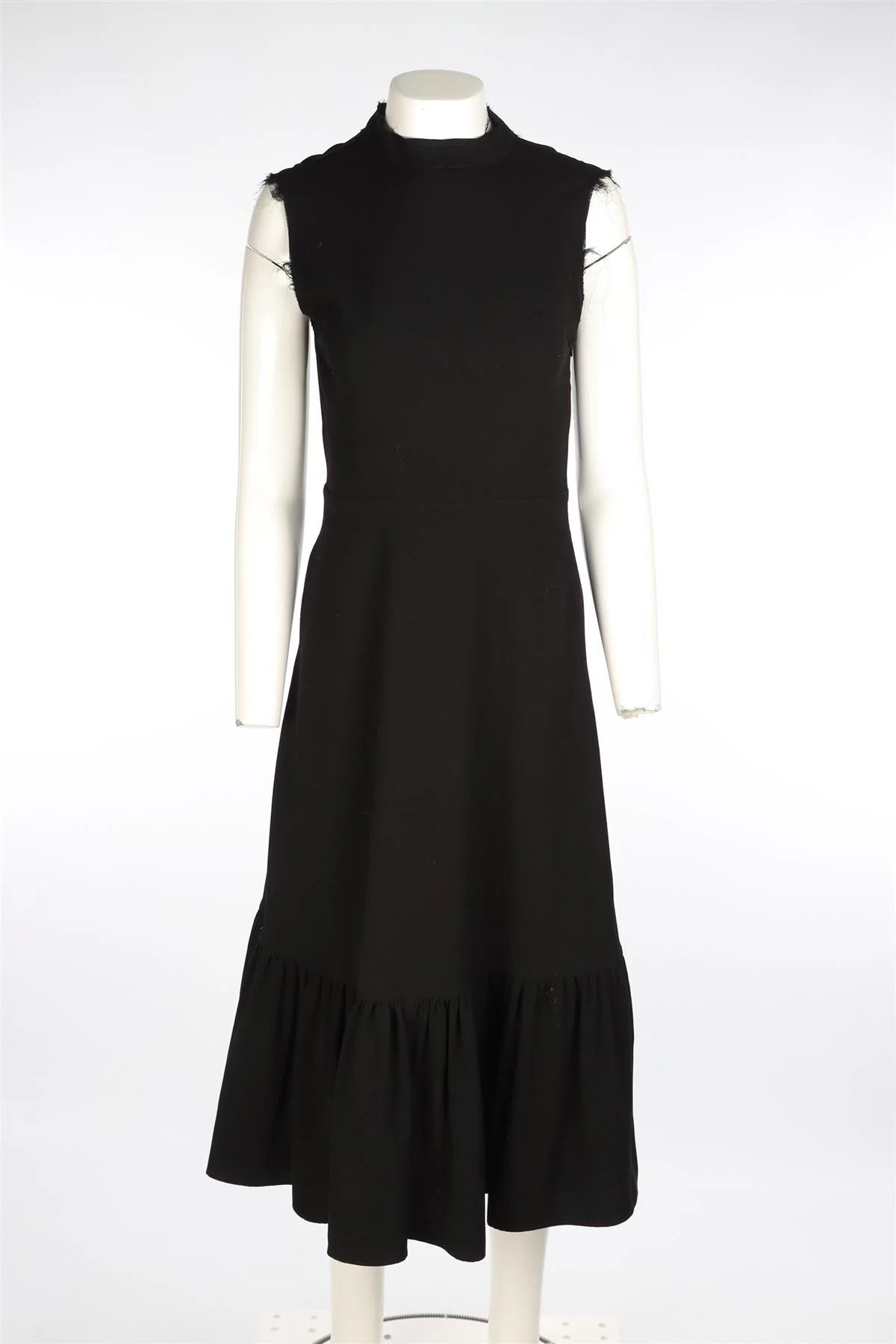 REJINA PYO BLACK WOVEN MAXI DRESS UK 10 - Image 2