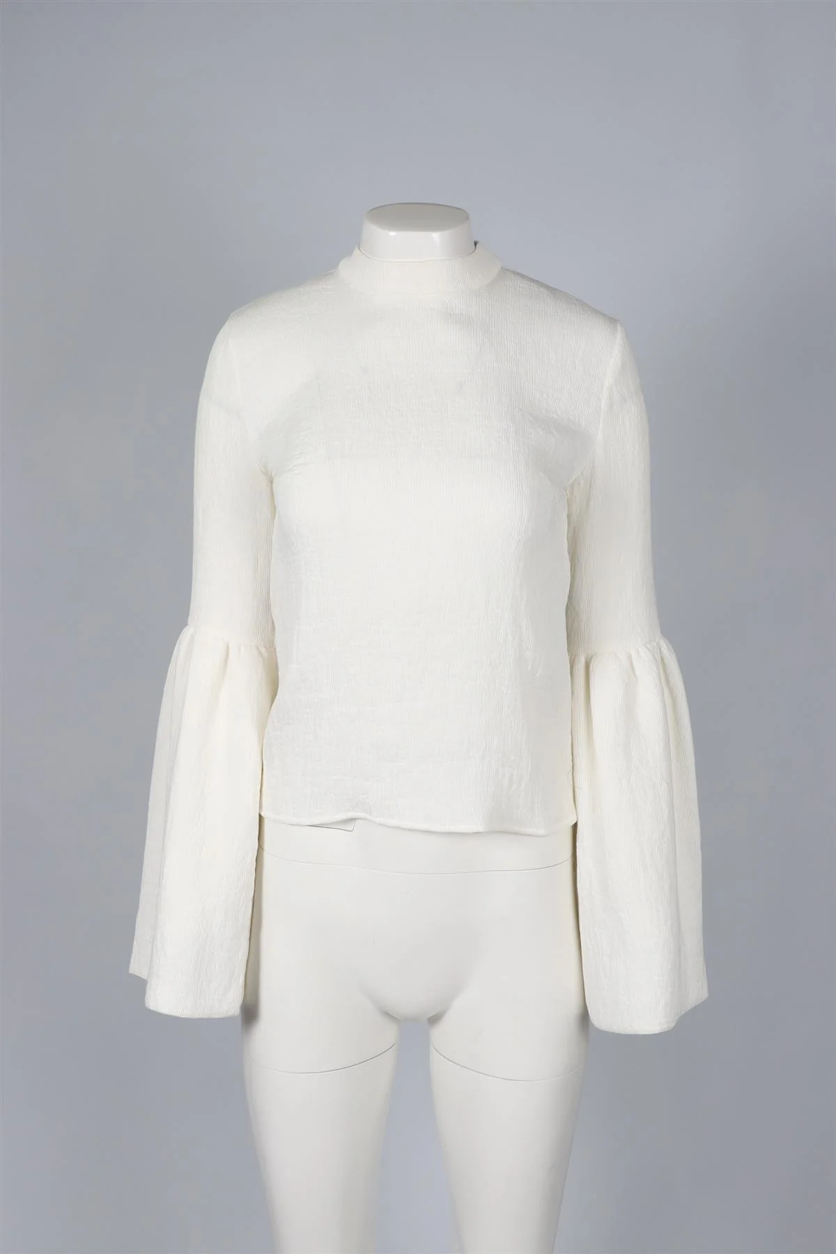 REJINA PYO WHITE CREPE TOP UK 6 - Image 2