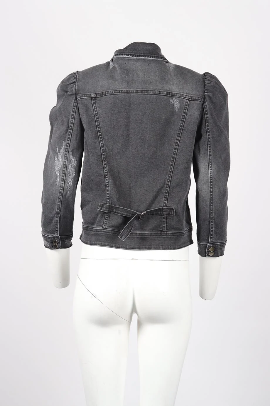 RETROFÊTE DISTRESSED DENIM JACKET XLARGE - Image 4