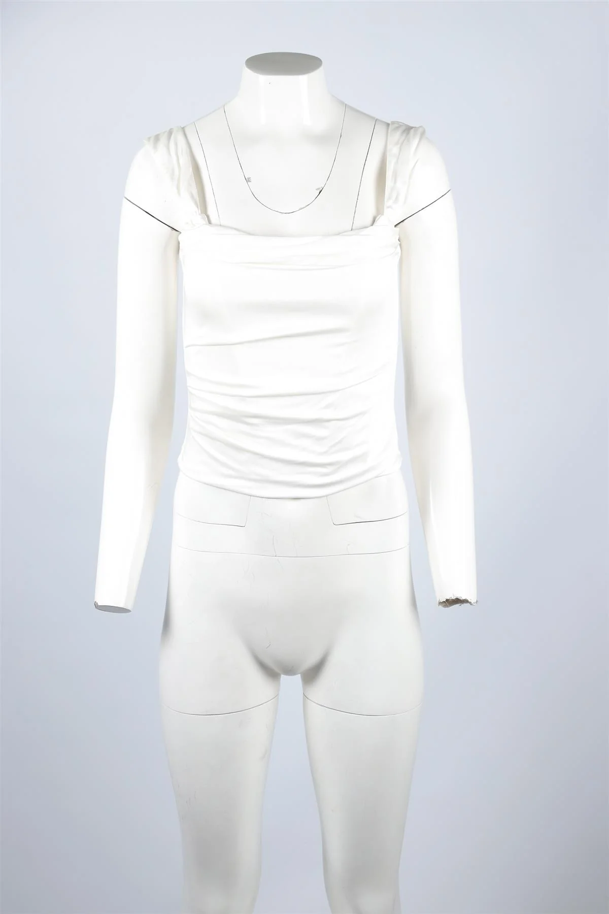RETROFÊTE WHITE SILK TOP XSMALL - Image 2