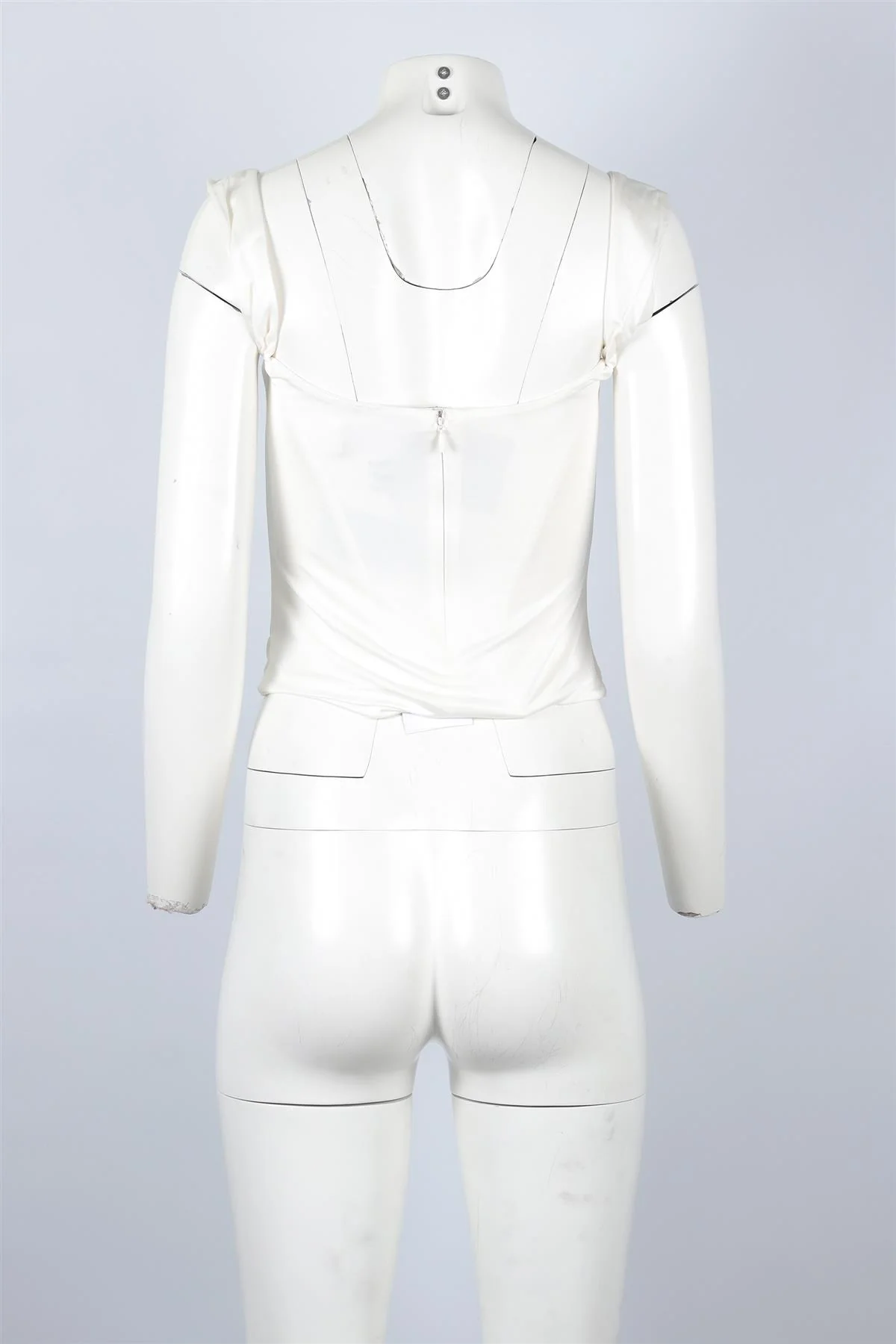 RETROFÊTE WHITE SILK TOP XSMALL - Image 4