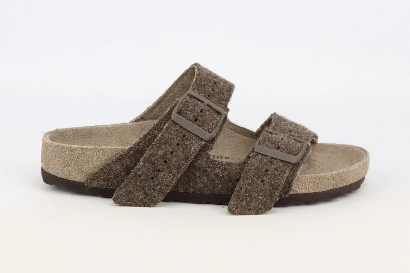 RICK OWENS + BIRKENSTOCK ARIZONA WOOL SLIDES EU 38 UK 5 US 8 - Image 2