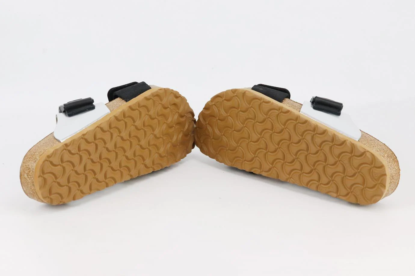 RICK OWENS + BIRKENSTOCK ROTTERDAM METALLIC LEATHER SLIDES EU 38 UK 5 US 8 - Image 5