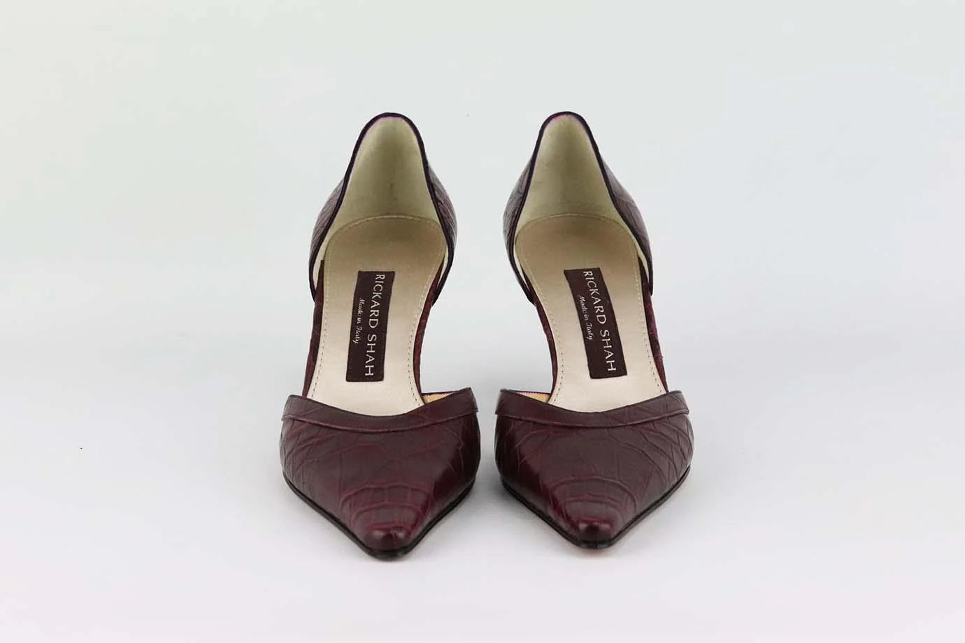 RICKARD SHAH D'ORSAY CROCODILE PUMPS EU 38 UK 5 US 8 - Image 2