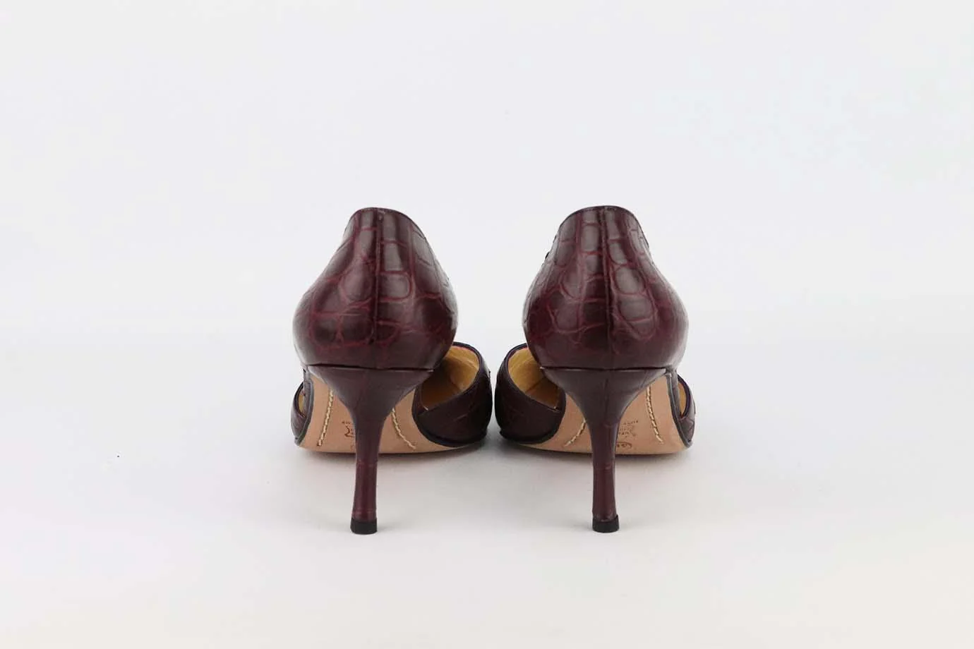 RICKARD SHAH D'ORSAY CROCODILE PUMPS EU 38 UK 5 US 8 - Image 3