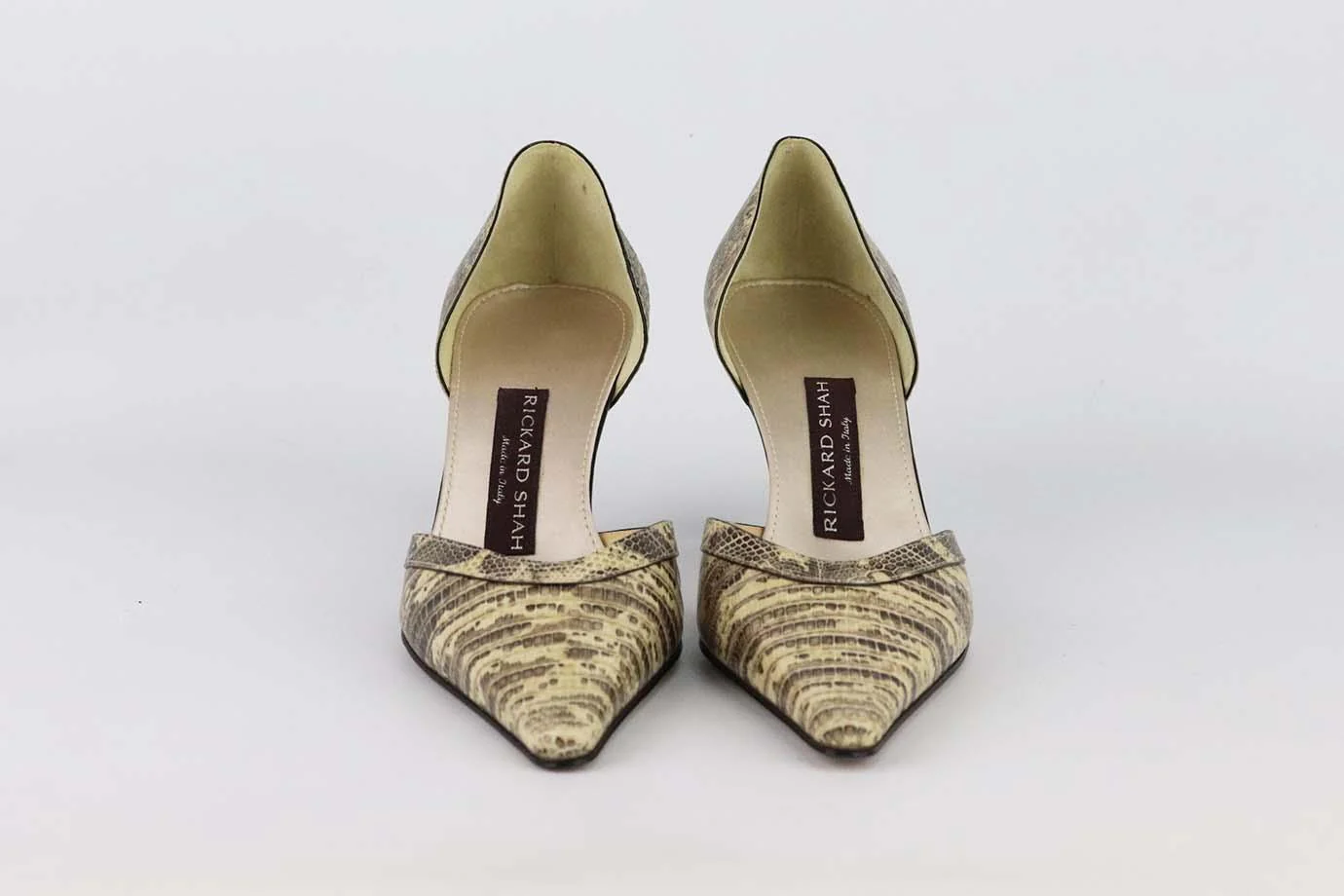 RICKARD SHAH D'ORSAY LIZARD PUMPS EU 38 UK 5 US 8 - Image 3