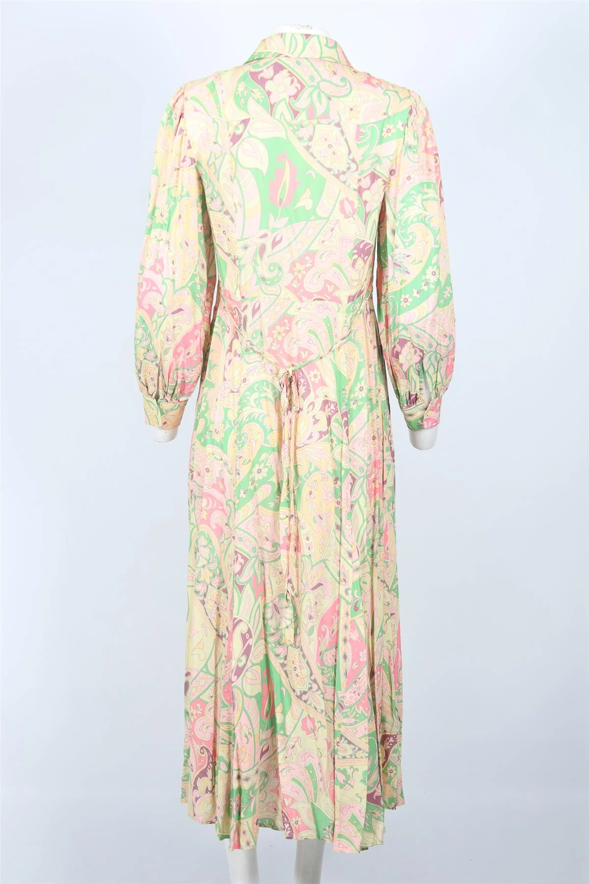 RIXO VISCOSE MAXI DRESS UK 12 - Image 4