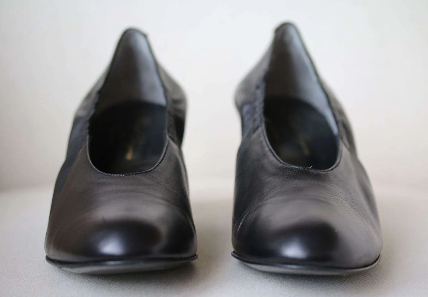 ROBERT CLERGERIE BLOCK HEEL LEATHER PUMPS EU 39.5 UK 6.5 US 9.5 - Image 3