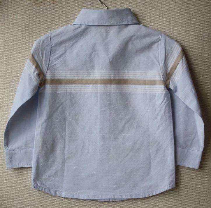 ROBERTO CAVALLI BABY BLUE COTTON SHIRT 12 MONTHS - Image 5