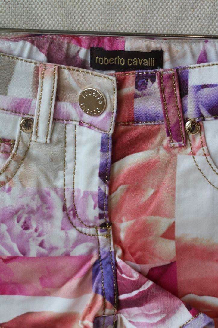 ROBERTO CAVALLI BABY GIRLS FLORAL COTTON SHORTS 2 YEARS - Image 2