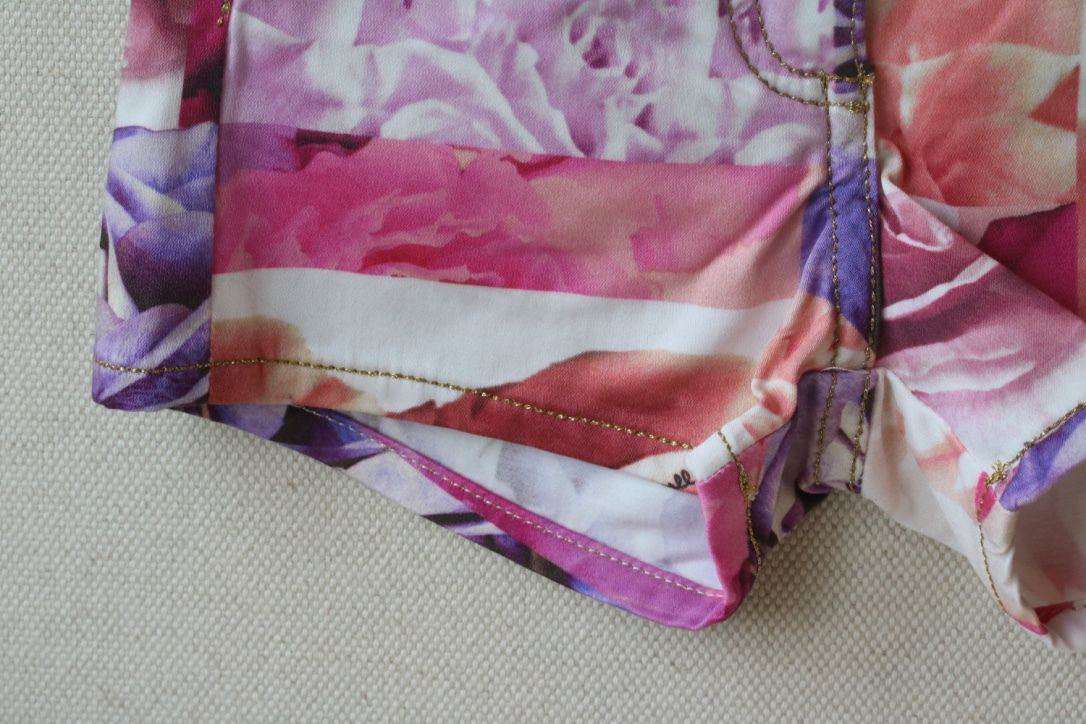 ROBERTO CAVALLI BABY GIRLS FLORAL COTTON SHORTS 2 YEARS - Image 5
