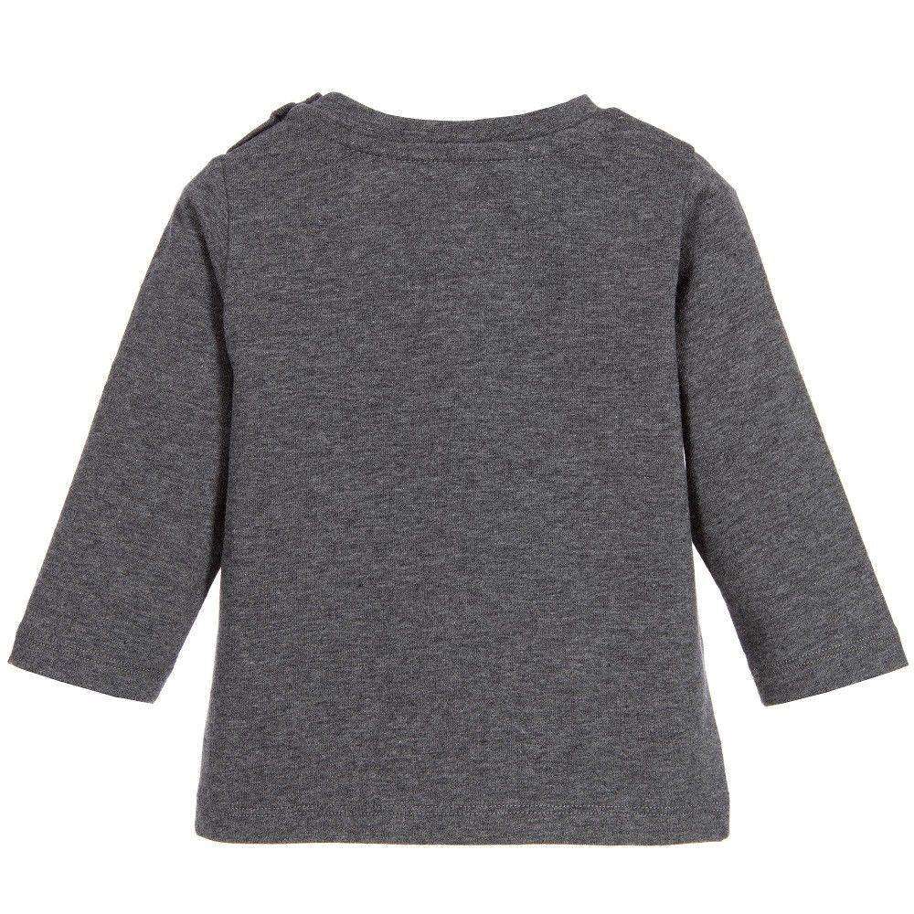 ROBERTO CAVALLI BABY GREY ANIMAL T-SHIRT TOP 18 MONTHS - Image 2
