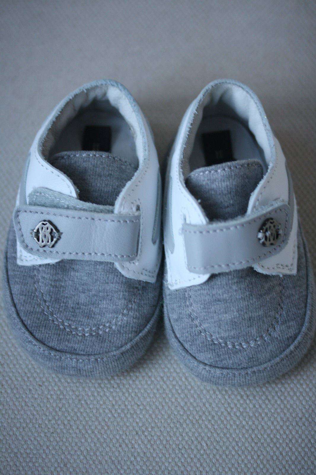 ROBERTO CAVALLI BABY GREY PRE-WALKER SHOES 6-9 MONTHS - Image 3