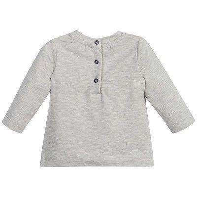 ROBERTO CAVALLI BABY GREY T-SHIRT TOP 9 MONTHS - Image 2
