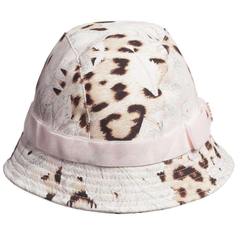 ROBERTO CAVALLI BABY LEOPARD CANDY PINK BUCKET HAT 0-12 MONTHS - Image 7