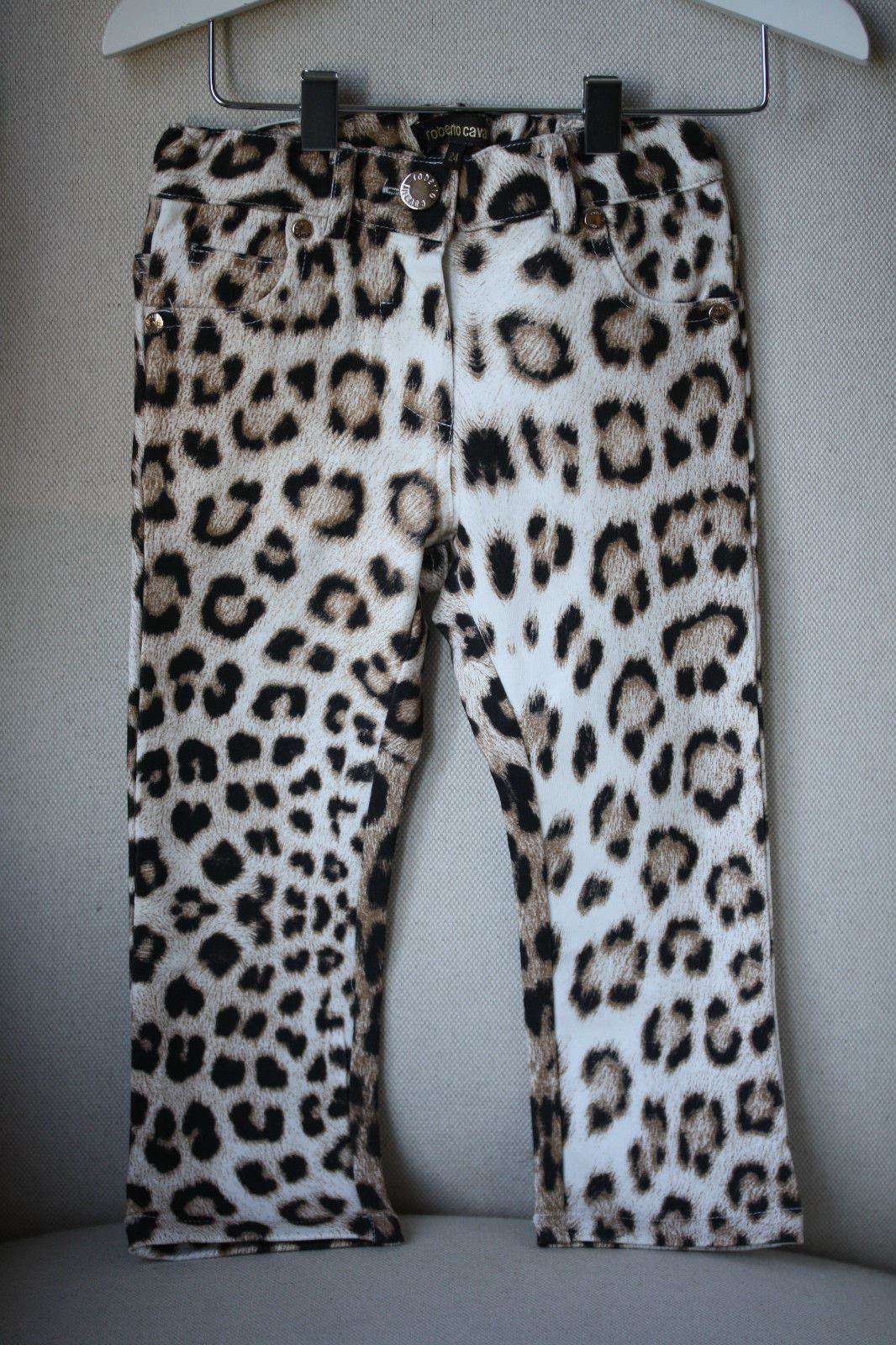 ROBERTO CAVALLI BABY LEOPARD JEANS 24 MONTHS - Image 10