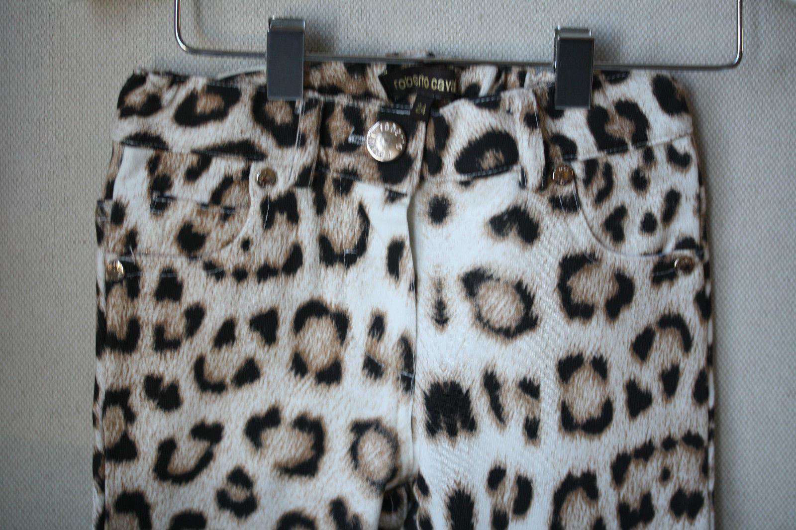 ROBERTO CAVALLI BABY LEOPARD JEANS 24 MONTHS - Image 8