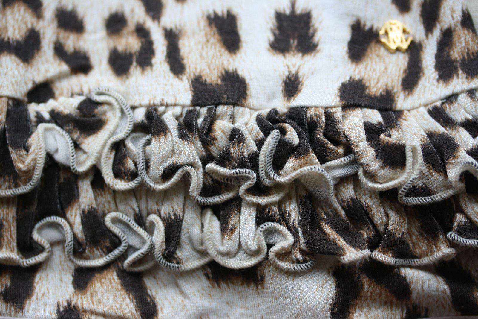 ROBERTO CAVALLI BABY LEOPARD PRINT TOP & ZEBRA PRINT LEGGINGS SET 3 MONTHS - Image 2