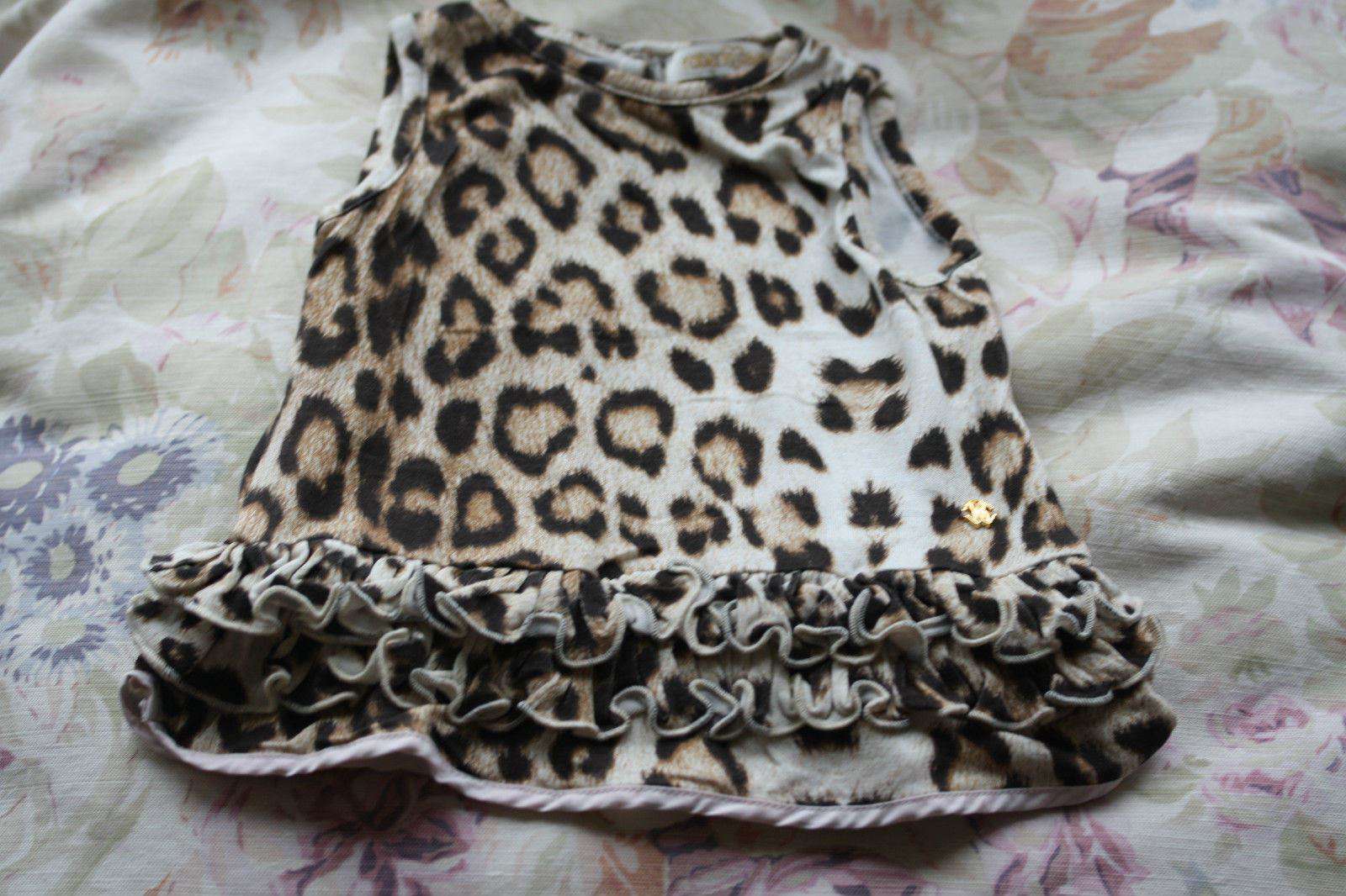ROBERTO CAVALLI BABY LEOPARD PRINT TOP & ZEBRA PRINT LEGGINGS SET 3 MONTHS - Image 7