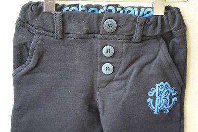 ROBERTO CAVALLI BABY NAVY TRACKSUIT BOTTOMS 9 MONTHS - Image 2