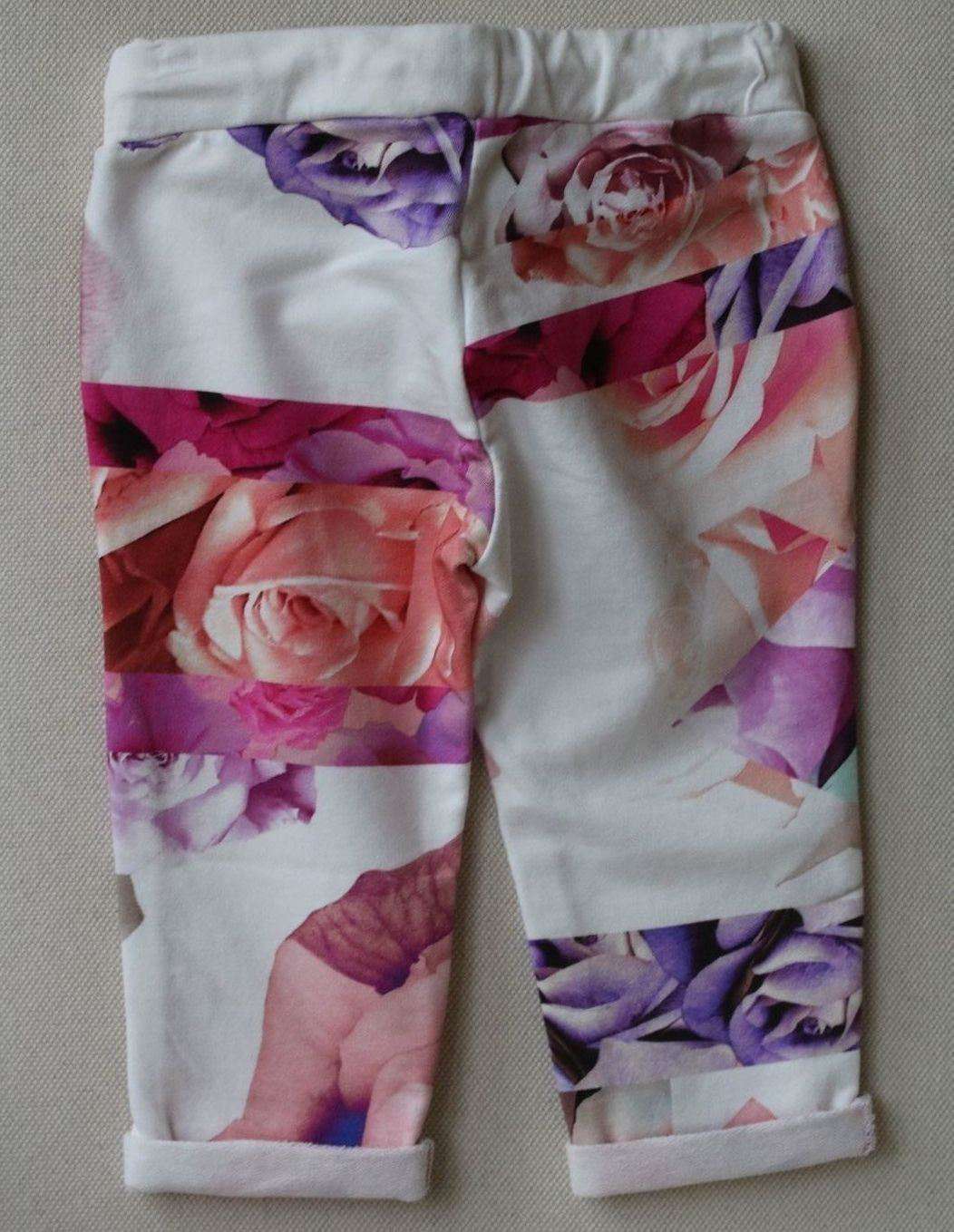ROBERTO CAVALLI BABY PINK FLORAL PRINT TRACK TROUSERS 2 YEARS - Image 8