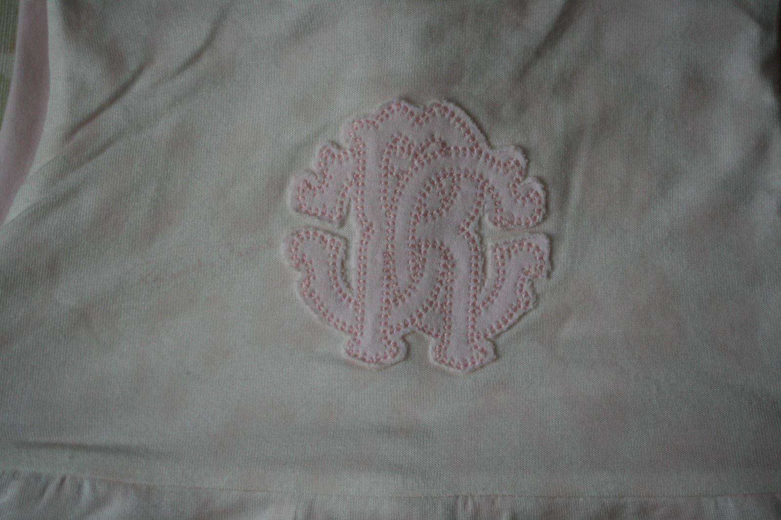 ROBERTO CAVALLI BABY PINK LEOPARD PADDED BABYGROW 9 MONTHS - Image 3