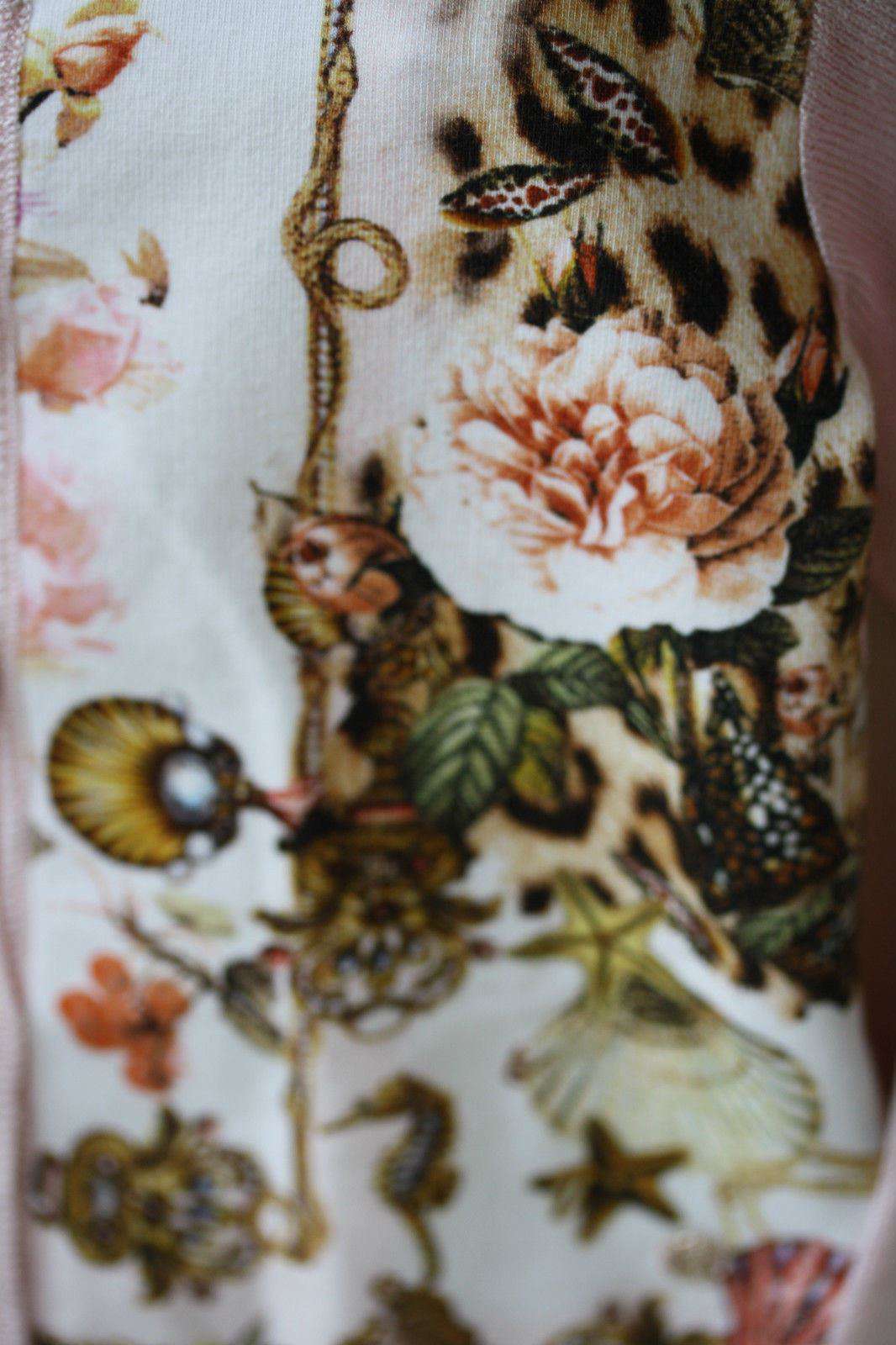 ROBERTO CAVALLI BABY VINTAGE ROSE LEOPARD CARDIGAN 24 MONTHS - Image 6