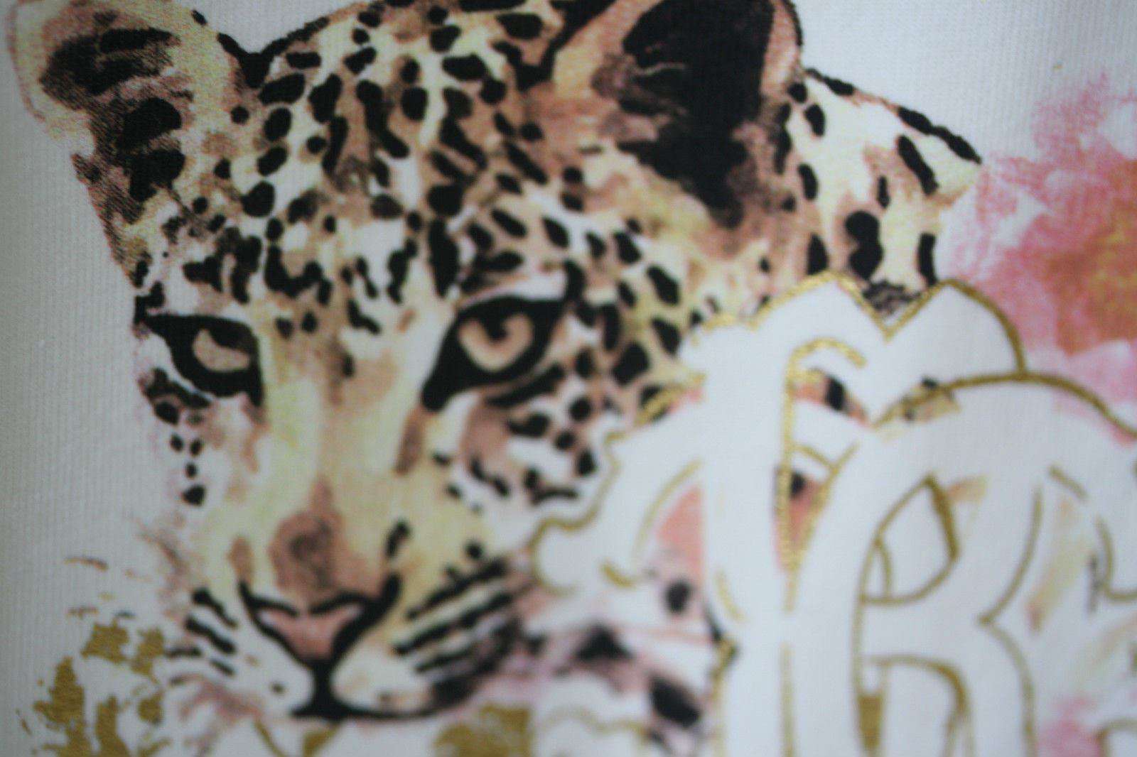 ROBERTO CAVALLI BABY VINTAGE ROSE LEOPARD JERSEY DRESS 18 MONTHS - Image 3