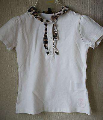 ROBERTO CAVALLI BABY WHITE LEOPARD RUFFLE TOP 24 MONTHS - Image 2