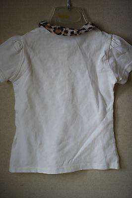 ROBERTO CAVALLI BABY WHITE LEOPARD RUFFLE TOP 24 MONTHS - Image 5